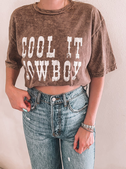 Cool It Cowboy Tee