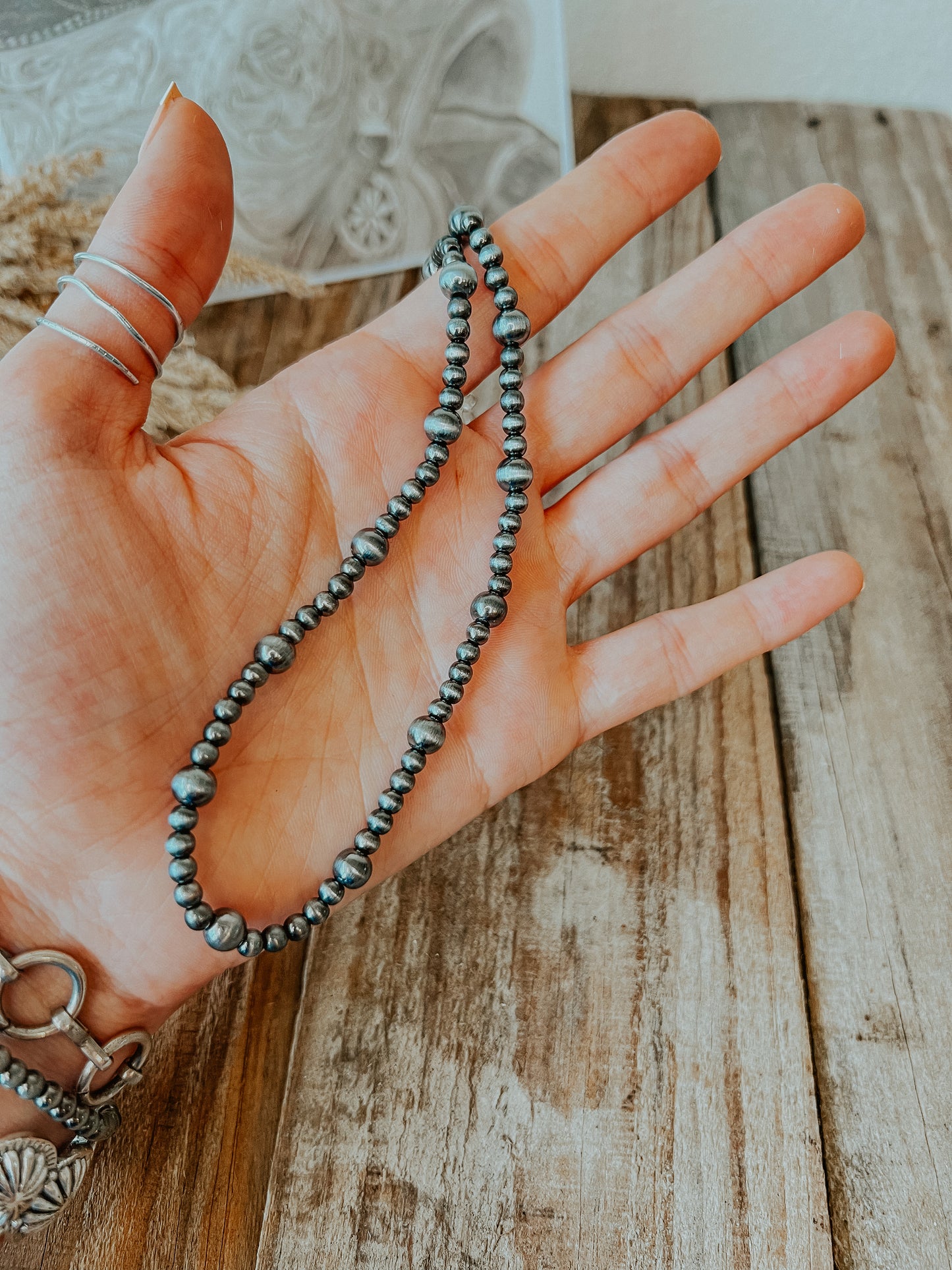 Navajo Pear Choker Necklace