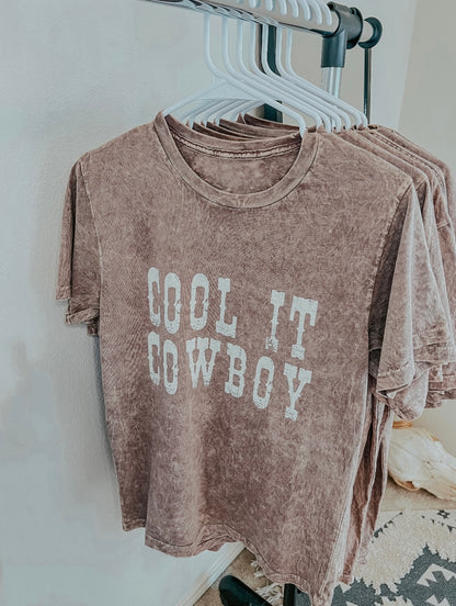 Cool It Cowboy Tee