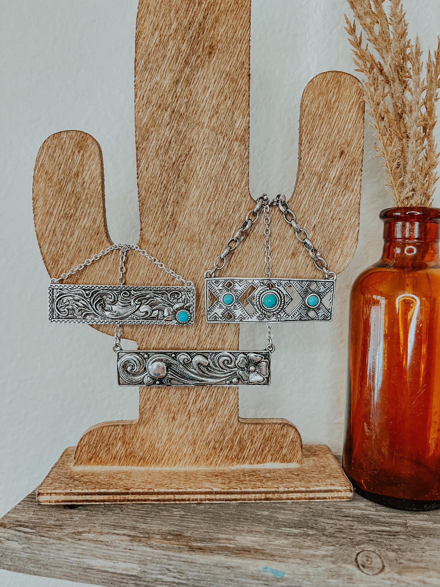 Turquoise Bar Necklace