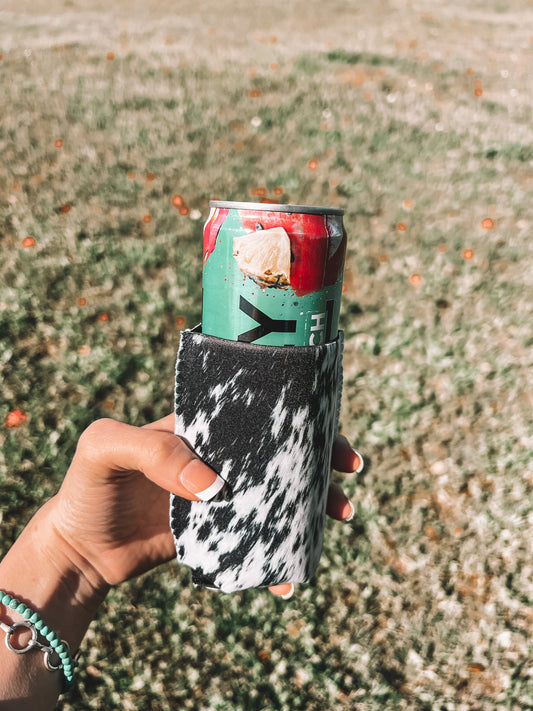 Cowprint Koozie