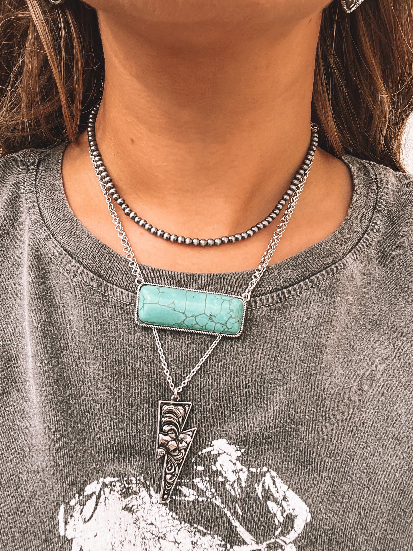 Turquoise Pendant Necklace