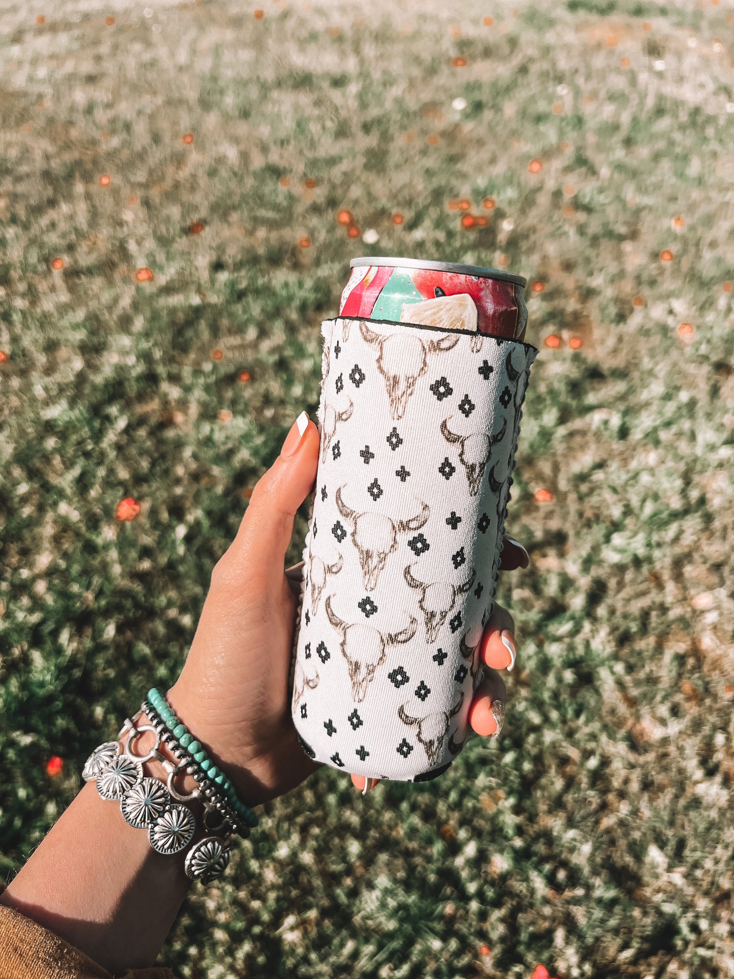 Aztec Bull Koozie