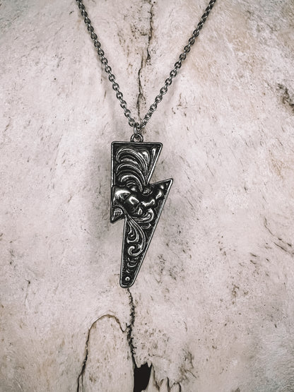 Thunderbolt Pendant Necklace