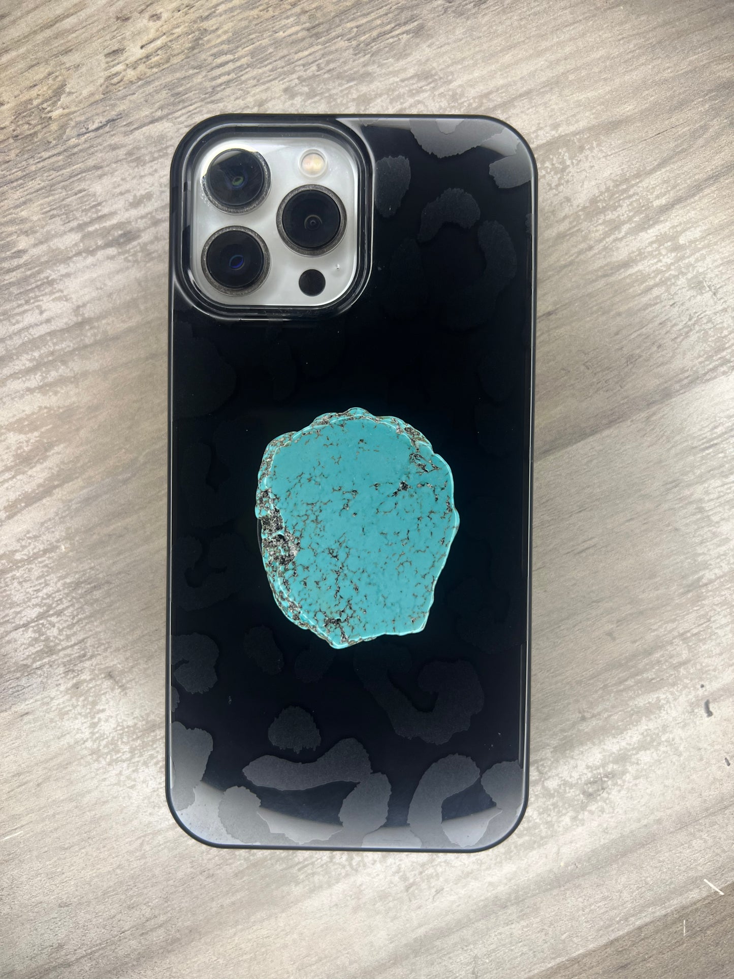 Turquoise Rock Pop Socket